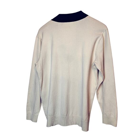 Lauren Ralph Lauren Women's V-Neck Pullover Preppy Tennis Sweater Size 6 - Picture 7 of 12